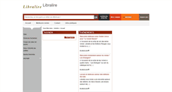 Desktop Screenshot of libralire.fr
