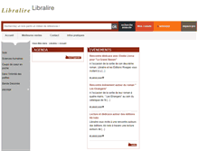 Tablet Screenshot of libralire.fr